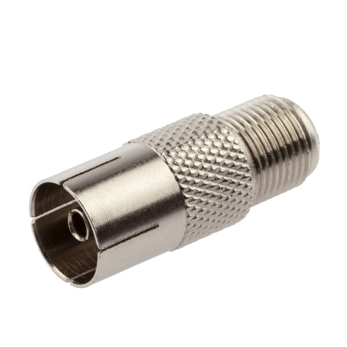 Переходник гнездо F-гнездо TV Simple RS-A02-1 (1шт) ЭРА (1/50/2000) (Б0048292) фото 2