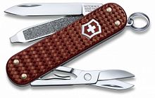 Нож перочинный Victorinox Classic Precious Alox, 58 мм., 5 функций, коричневый (подар. коробка) (0.6221.4011G)