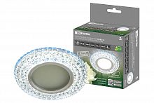 Светильник светодиодный TDM встраиваемый СВ 03-12 MR16 50Вт G5.3 подсветка 3 Вт зеркальный/хром (1/10/100) (SQ0359-0141)