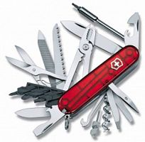 Нож перочинный Victorinox CyberTool L, 91 мм., 39 функций, красный полупрозрачный (карт. коробка) (1.7775.T)