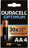 Элемент питания DURACELL  LR6  BL4 OPTIMUM  (4/64/16000) (Б0056020)