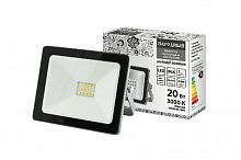 Прожектор светодиодный НАРОДНЫЙ СДО-04-020Н 20 Вт, 3000 К, IP65, серый, (1/1/24) (SQ0336-0285)