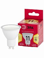 Лампа светодиодная ЭРА RED LINE LED MR16-11W-827-GU10 R GU10 11 Вт софит теплый белый свет (1/100) (Б0056065)