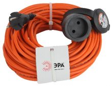 Удлинитель ЭРА силовой UPx-1-2x0.75-20m в бухте без заземления 1 розетка 20м ПВС 2х0.75мм2 (1/10)