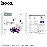 Наушники внутриканальные HOCO EW81 Elegant, пластик, bluetooth 5.4, микрофон, сенсорный экран, цвет: белый (1/20/200) (6942007646512)