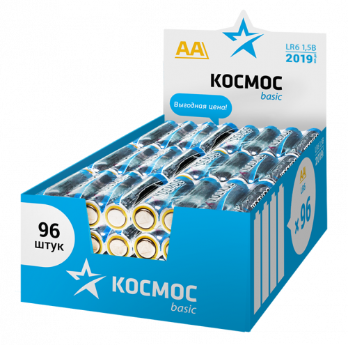 Элемент питания КОСМОС  LR6 SR4 96BOX (б/б) (96/384) (KOCLR6_96BOX)