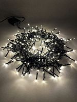 Гирлянда светодиодная ЭРА ENIN-GW Нить Мишура 3 9 м зеленый провод теплый свет 220V (24/576) (Б0047970)