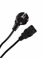Кабель компьютер --> розетка 220V ( угловая Евровилка) <VDE> 3G*0,5mm2 Aopen <ACE021-1.8M> , 1,8m (1/60)