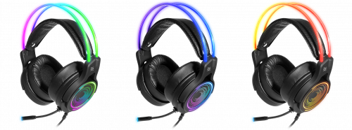 Гарнитура игровая DEFENDER Cosmo PRO объемный звук 7.1, RGB, 2.1 м, черный (1/12) (64536) фото 3