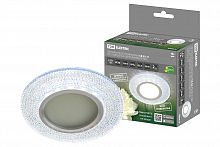 Светильник светодиодный TDM встраиваемый СВ 03-11 MR16 50Вт G5.3 подсветка 3 Вт зеркальный/хром (1/10/100) (SQ0359-0139)
