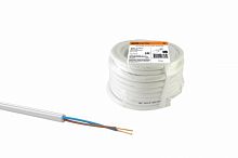 Провод TDM ПВС 2х1 ГОСТ (10м), белый (SQ0118-0010)