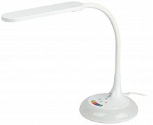 Светильник светодиодный ЭРА настольный NLED-481-10W-W с RGB ночником белый (1/8) (Б0048591)