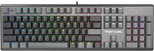 Клавиатура проводная игровая механическая A4TECH Fstyler FS100 Neon черный USB for gamer LED (FS100 (Black))(1/10)