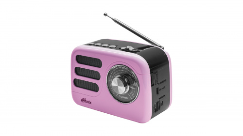 Радиоприемник трёхдиапазонный RITMIX RPR-033 Bluetooth 5.3, USB флэш/микроSD, MP3, вход USB Type-C, розовый (1/30) (80004177) Радиоприемник трёхдиапазонный RITMIX RPR-033 Bluetooth 5.3, USB флэш/микроSD, MP3, вход USB Type-C, розовый (1/30) (80004177)