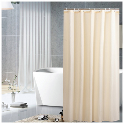 Штора для ванной 180х180 см бежевая (1/10/40) (005746) Штора для ванной 180х180 см бежевая (1/10/40) (005746)