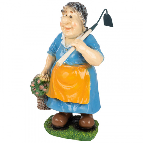 Фигурка садовая "Бабка с тяпкой" H-65 см (1/2) (169460) фото 3