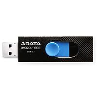 Флеш-накопитель USB 3.1  32GB  A-Data  UV320  чёрный/синий (AUV320-32G-RBKBL)