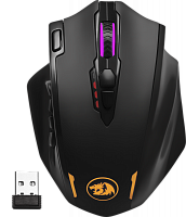 Беспроводная игровая мышь REDRAGON Impact Elite Оптика, RGB, 16000 DPI, б.п., черный  (1/40) (77855)