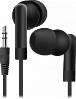 Наушники внутриканальные DEFENDER Basic 210 кабель 1.2 м, черные (1/50/200) (63211)