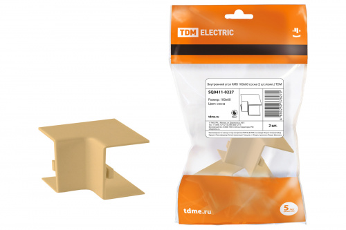 Внутренний угол КМВ 100х60 сосна (цена за 2 шт./комп.) TDM (1/5/50) (SQ0411-0227)