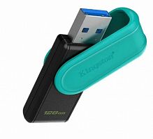 Флеш-накопитель USB 3.2  128GB  Kingston  DataTraveler Exodia S  чёрный/бирюзовый (DTXS/128GB)