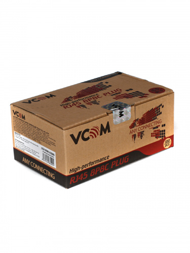 Коннекторы RJ-45 (8P8C) для UTP кабеля 5 кат. (упаковка 100 шт.) VCOM <VNA2200-1/100> (1/50) фото 3