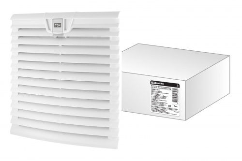 Вентилятор с фильтром универсальный ВФУ 305/271 м3/час 230В 64Вт IP54 TDM (1/6) (SQ0832-0113)