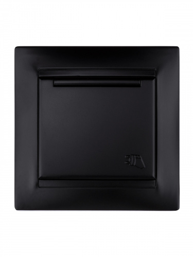 Розетка 2П+З 16А 250В IP44 с крышкой графит , с/у, "Лама" TDM (10/120) (SQ1815-0626) фото 4