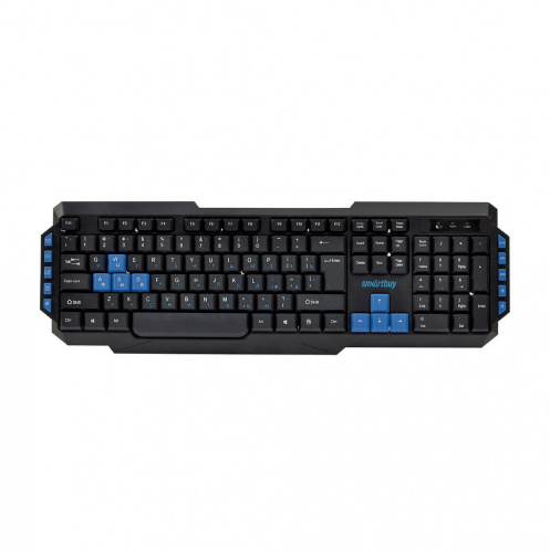 Клавиатура беспроводная Smartbuy 231, мультимедийная, черная (1/20) (SBK-231AG-K)