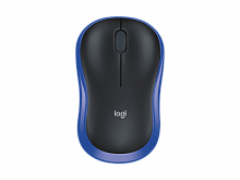 Беспроводная мышь LOGITECH M185 (1000dpi) USB1.1 (2but) (910-002632), синий (1/10)