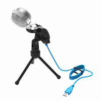 Микрофон RITMIX RDM-127 USB, черный, настольный, шнур 1.5 м (1/40) (15120026)