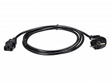 Кабель компьютер - розетка 220V EU (угловой)<VDE> 3GX0,5mm2, 1,8m, медь, Telecom <TY021-CU0.5-1.8M>  (1/60)