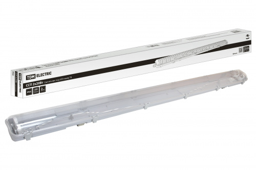 Светильник TDM ССП 2х20Вт IP65 под светодиодную лампу T8 (1/10) (SQ0304-0302)