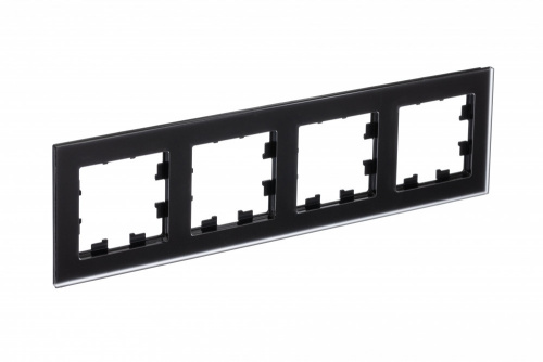 Рамка 4-м ATLASDESIGN Nature матов. стекло черн. Systeme Electric ATN331004 (1) Рамка 4-м ATLASDESIGN Nature матов. стекло черн. Systeme Electric ATN331004 (1)