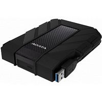Внешний HDD  A-Data  1 TB  HD710  Pro, чёрный, прорезиненный, антишок, 2.5", USB 3.0 (AHD710P-1TU31-CBK)