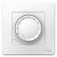 Светорегулятор (диммер) 1-м С/У BLANCA поворотно-нажимной универсальный 400Вт бел. Systeme Electric BLNSS040011 (1/8/48)