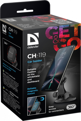 Автомобильный держатель DEFENDER CH-119 магнит, на панель (1/105) (29119) фото 2 Автомобильный держатель DEFENDER CH-119 магнит, на панель (1/105) (29119) фото 2