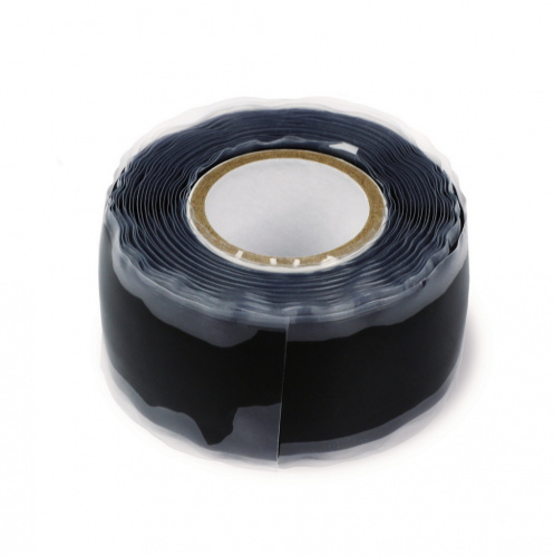 Изолента Smartbuy самовулканизирующаяся ,0,5x25мм, силиконовая, 3 метра, черная (SBE-SFT-25-03-b) (1/80)