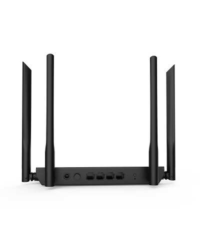 Роутер NETIS N3, беспроводной,Ethernet RJ-45, 2.4 / 5 ГГц, скорость до 1200 Мбит/с и гигабитными портами, черный (1/10) фото 2