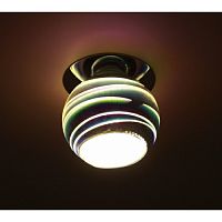 Светильник ЭРА DK88-1 декор "3D горизонт" G9 220V 35W серебро/мультиколор (50/700) (Б0032362)