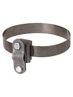 Держатель хомут Ø10-100 мм, для прута Ø6-10 мм, стальной зажим термодиффузия TDM (1/50) (SQ2402-3185)