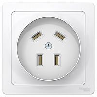 Розетка 1-м С/У BLANCA 32А IP20 400В 3P+N бел. Systeme Electric BLNSR003241 (1/6/36)