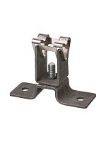 Держатель для гор. и верт. поверхностей, стал. фикс. для прута Ø8 мм, выс. со шпилькой 100 мм TDM (1/100) (SQ2402-3222)