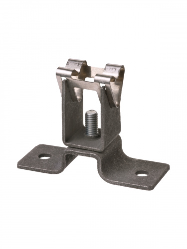 Держатель для гор. и верт. поверхностей, стал. фикс. для прута Ø8 мм, выс. со шпилькой 100 мм TDM (1/100) (SQ2402-3222)
