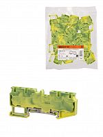 Зажим клеммный безвинтовой ЗКБ PEN быстрого зажима 4 вывода 4 мм2 (Ph-C PT 4-Q-PE) TDM (10/300) (SQ0822-0170)