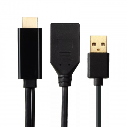 Кабель-переходник HDMI (M) +USB--> DP(F) 0.15m 4K*60Hz VCOM<CG599E> (1/150) (CG599E-0.15M) фото 8 Кабель-переходник HDMI (M) +USB--> DP(F) 0.15m 4K*60Hz VCOM<CG599E> (1/150) (CG599E-0.15M) фото 8