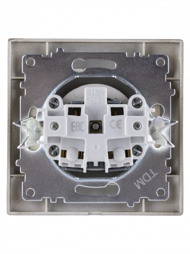 Розетка 2П 10А 250В с защ. шт. бронза , с/у, "Лама" (10/120) TDM (SQ1815-0710) фото 3 Розетка 2П 10А 250В с защ. шт. бронза , с/у, "Лама" (10/120) TDM (SQ1815-0710) фото 3