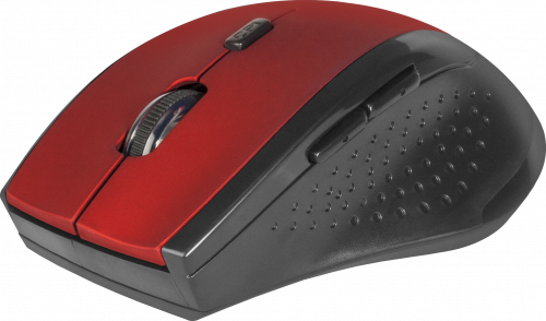 Беспроводная мышь DEFENDER Accura MM-365, 6 кнопок, 800-1600 dpi, USB, красный (1/40) (52367) фото 6