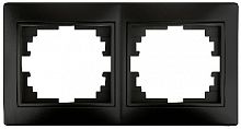 Рамка INTRO на 2 поста гор., СУ, Plano, антрацит (20/400/3200) 1-502-05 (Б0044579)