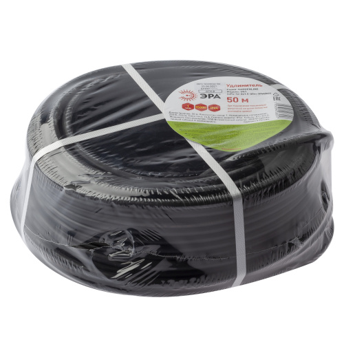 Удлинитель ЭРА силовой UPx-1e-3x1,5-50m-IP44(KG) в бухте с заземлением 1 розетка 50 м КГ 3х1,5мм2 (1/3) фото 2